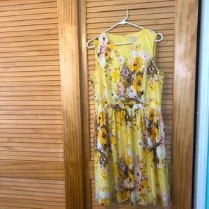 Brooks brothers flowered dress